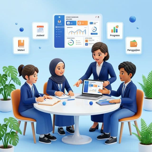 Bantu Belajar Illustration